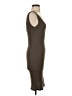 Parallel Solid Brown Casual Dress Size S - photo 4