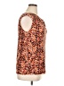 Kasper Orange Sleeveless Blouse Size XL - photo 4