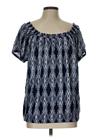 Daisy Fuentes Short Sleeve Blouse (view 1)
