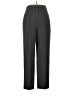 Laura Ashley Chevron-herringbone Gray Wool Pants Size 10 - photo 1