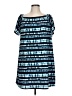 West Loop Tie-dye Blue Casual Dress Size L - photo 1