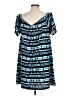 West Loop Tie-dye Blue Casual Dress Size L - photo 2