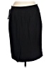 Nine West Solid Black Casual Skirt Size 10 - photo 1