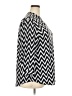 Cato Chevron-herringbone Silver 3/4 Sleeve Blouse Size 18 - photo 4