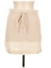 St. Tropez West Tan Ivory Wool Skirt Size 8 - photo 1