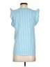 MICHAEL Michael Kors Stripes Blue Short Sleeve Top Size S - photo 2