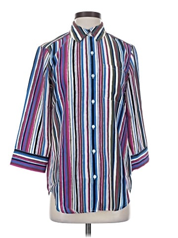 Jones New York 3/4 Sleeve Button-Down Shirt (view 1)
