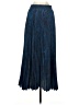 WD.NY 100% Polyester Blue Formal Skirt Size S - photo 2