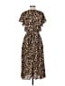 Sienna Sky 100% Polyester Animal Print Brown Casual Dress Size S - photo 2