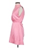 Hemline 100% Polyester Solid Pink Casual Dress Size S - photo 5
