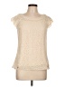 Pixley Ivory Short Sleeve Top Size L - photo 1