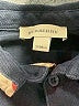 Burberry 100% Cotton Plaid Black Long Sleeve Polo Size 3 - photo 9