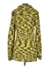 Kenar 100% Acrylic Tweed Marled Green Turtleneck Sweater Size S - photo 2