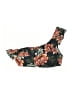Unbranded Floral Black Swimsuit Top Size S (estimated) - photo 1
