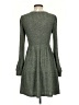 Sampeel Tweed Green Gray Casual Dress Size S - photo 2