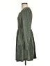 Sampeel Tweed Green Gray Casual Dress Size S - photo 5