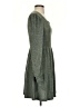 Sampeel Tweed Green Gray Casual Dress Size S - photo 4