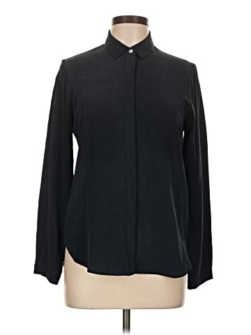 Dylan Gray Long Sleeve Silk Top (view 1)