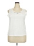 Unbranded White Sleeveless Blouse Size XXL (estimated) - photo 1