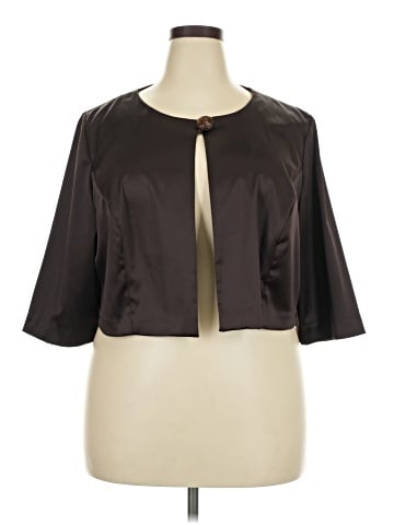 Signature by Robbie Bee Short Sleeve Blouse (view 1)