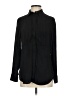J.Crew 100% Polyester Black Long Sleeve Blouse Size 2 - photo 1