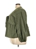 Shein Curve 100% Polyester Green Long Sleeve Blouse Size 16 Plus (2) - photo 5