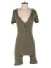Fashion Nova Solid Green Romper Size S (estimated) - photo 1
