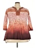 One World Pink 3/4 Sleeve T-Shirt Size 2X - photo 1