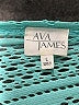 Ava James 100% Polyester Teal Long Sleeve Top Size L - photo 7