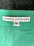 Amanda Uprichard 100% Silk Green Blouse Size M - photo 7