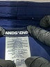 Lands' End Solid Blue Casual Skirt Size 8 - photo 3