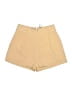 Missguided Solid Yellow Shorts Size 0 - photo 1