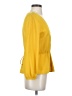 J.Crew 100% Polyester Yellow Long Sleeve Blouse Size 4 - photo 4