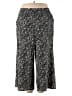 Max Studio Print Black Casual Pants Size XXL (estimated) - photo 1