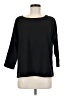 Maze Collection Black 3/4 Sleeve Top Size M - photo 1