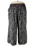 Max Studio Print Black Casual Pants Size XXL (estimated) - photo 2