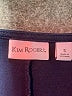 Kim Rogers Color Block Blue Casual Dress Size S - photo 7