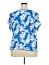 One World 100% Polyester Blue Short Sleeve T-Shirt Size 2X (estimated) - photo 2