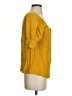J.Crew 100% Viscose Yellow Short Sleeve Blouse Size XS - photo 4