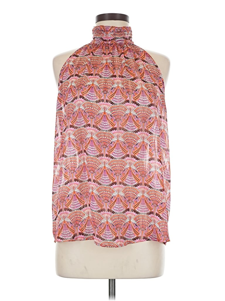Pre-owned Ariella Sleeveless Blouse In Pink