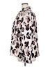 ELOQUII 100% Polyester Animal Print Ivory Long Sleeve Blouse Size 20 - photo 5