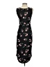Magazine Floral Black Cocktail Dress Size S - photo 2
