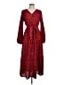 Unbranded Hearts Red Casual Dress Size M - photo 1