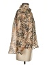 Bailey 44 Animal Print Brown Long Sleeve Blouse Size S - photo 4