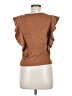 Leith Brown Short Sleeve Top Size M - photo 2