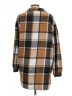 Shein Plaid Brown Coat Size 12 - photo 2