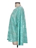 Ava James 100% Polyester Teal Long Sleeve Top Size L - photo 5