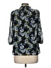 Notations Blue 3/4 Sleeve Blouse Size M - photo 2