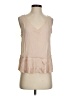 Rebecca Taylor Tan Sleeveless Blouse Size 4 - photo 1