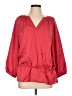 Violet & Claire 100% Polyester Red 3/4 Sleeve Blouse Size L - photo 1
